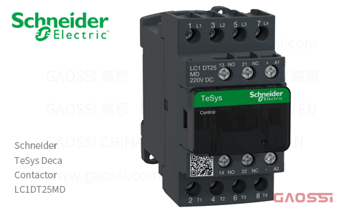 Schneider施耐德 接触器 TeSys Deca系列 LC1DT25MD, 4P, 4NO, 220V DC
