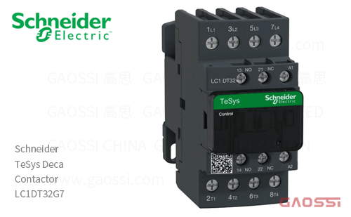 Schneider施耐德 接触器 TeSys Deca系列 LC1DT32G7, 4P, 4NO, 120V AC