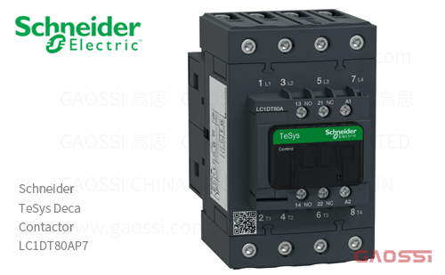 Schneider施耐德 接触器 TeSys Deca系列 LC1DT80AP7, 4P, 4NO, 230V AC