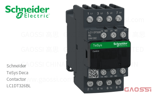 Schneider施耐德 接触器 TeSys Deca系列 LC1DT326BL, 4P, 4NO, 24V DC
