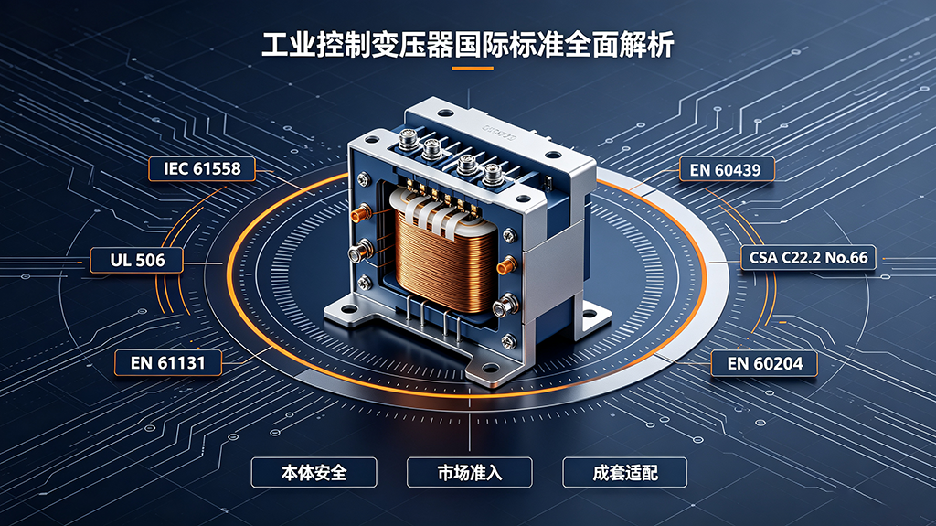 工业控制变压器国际标准全面解析——IEC 61558、UL506、CSA C22.2 No.66、EN 61131、EN 60204