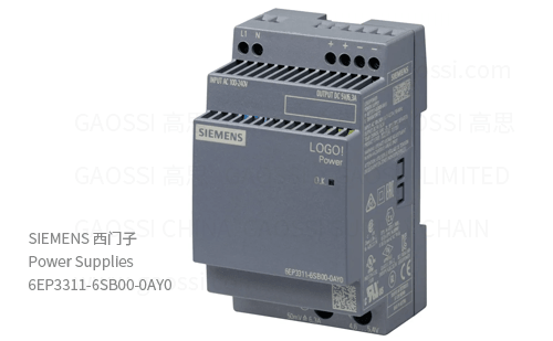 SIEMENS 西门子 DIN导轨电源 6EP3311-6SB00-0AY0, 31.5W, 5VDC, LOGO!Power