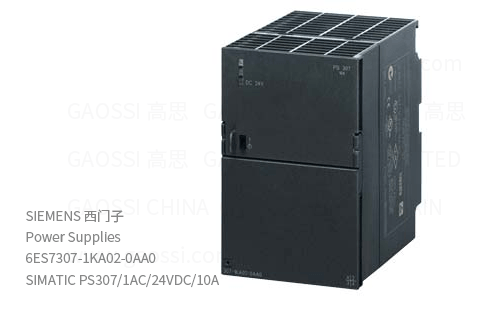 SIEMENS 西门子 DIN导轨电源 6ES7307-1KA02-0AA0, 240W, 24VDC, SIMATIC PS307