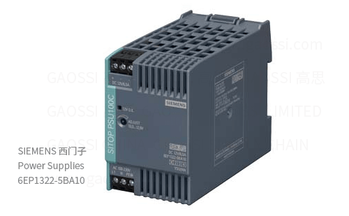 SIEMENS 西门子 DIN导轨电源 6EP1322-5BA10, 78W, 12VDC, SITOP PSU100C
