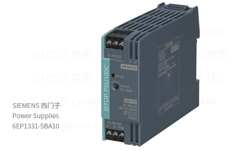 SIEMENS 西门子 DIN导轨电源 6EP1331-5BA10, 31.2W, 24VDC, SITOP PSU100C