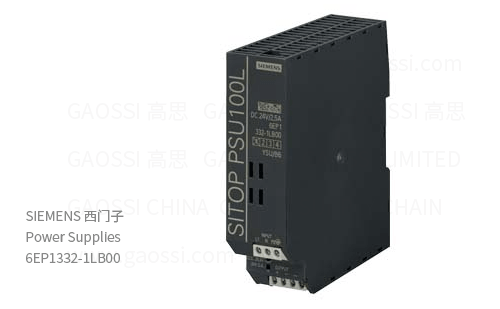 SIEMENS 西门子 DIN导轨电源 6EP1332-1LB00, 60W, 24VDC, SITOP PSU100L