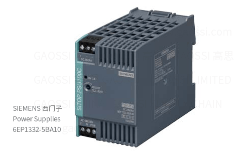 SIEMENS 西门子 DIN导轨电源 6EP1332-5BA10, 96W, 24VDC, SITOP PSU100C