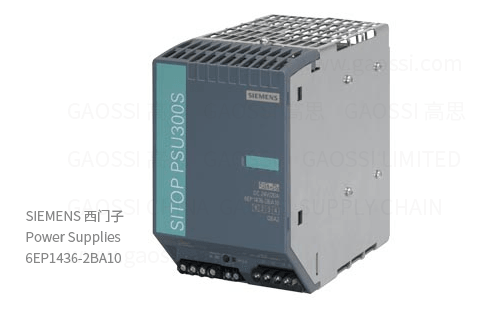 SIEMENS 西门子 DIN导轨电源 6EP1436-2BA10, 480W, 24VDC, SITOP PSU300S
