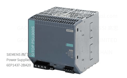 SIEMENS 西门子 DIN导轨电源 6EP1437-2BA20, 960W, 24VDC, SITOP PSU300S