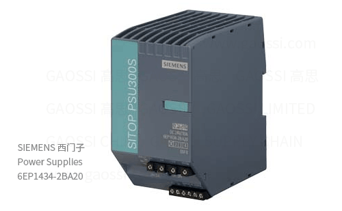 SIEMENS 西门子 DIN导轨电源 6EP1434-2BA20, 240W, 24VDC, SITOP PSU300S
