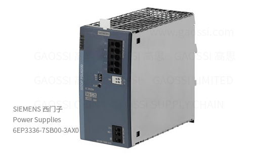 SIEMENS 西门子 DIN导轨电源 6EP3336-7SB00-3AX0, 480W, 24VDC, SITOP PSU6200