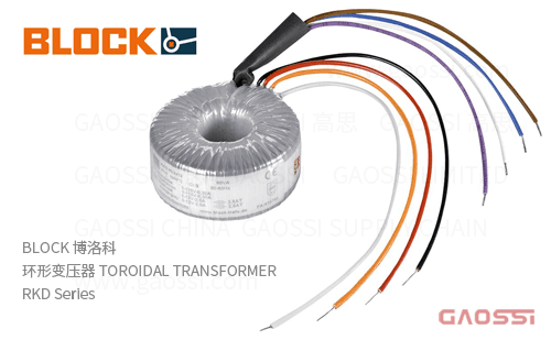 BLOCK 博洛科 环形变压器 RKD 40/2×24, 40VA, 2 x 115V, 2 x 24V