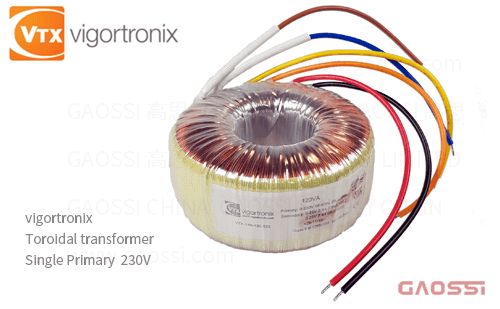Vigortronix 维高 环形变压器 VTX-146-015-106, 15VA, 230V, 2 x 6V