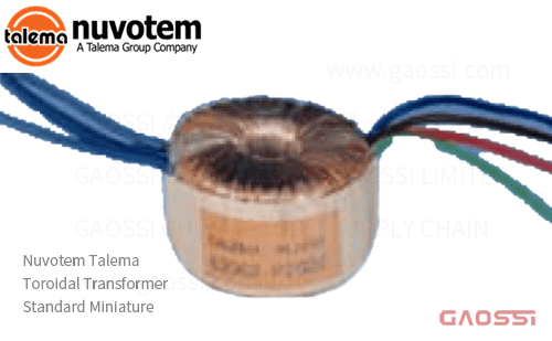Talema 泰莱玛 微型开放式环形变压器 60004, 1.6VA, 0-115-230V中心抽头, 2x18V