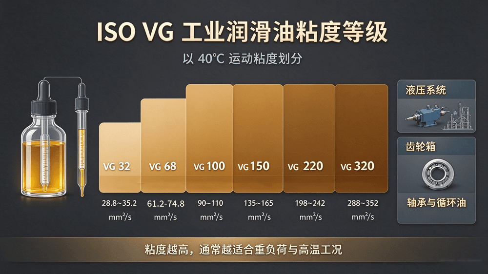 技术 | ISO VG工业润滑油标准粘度等级全面解析